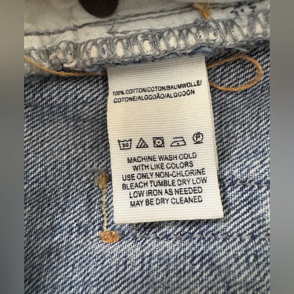 WE THE FREE Distressed Blue Denim Shorts 🩳 - Picture 8 of 8